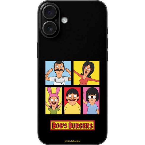 Bobs Burgers Tiles iPhone 16 Plus Skin
